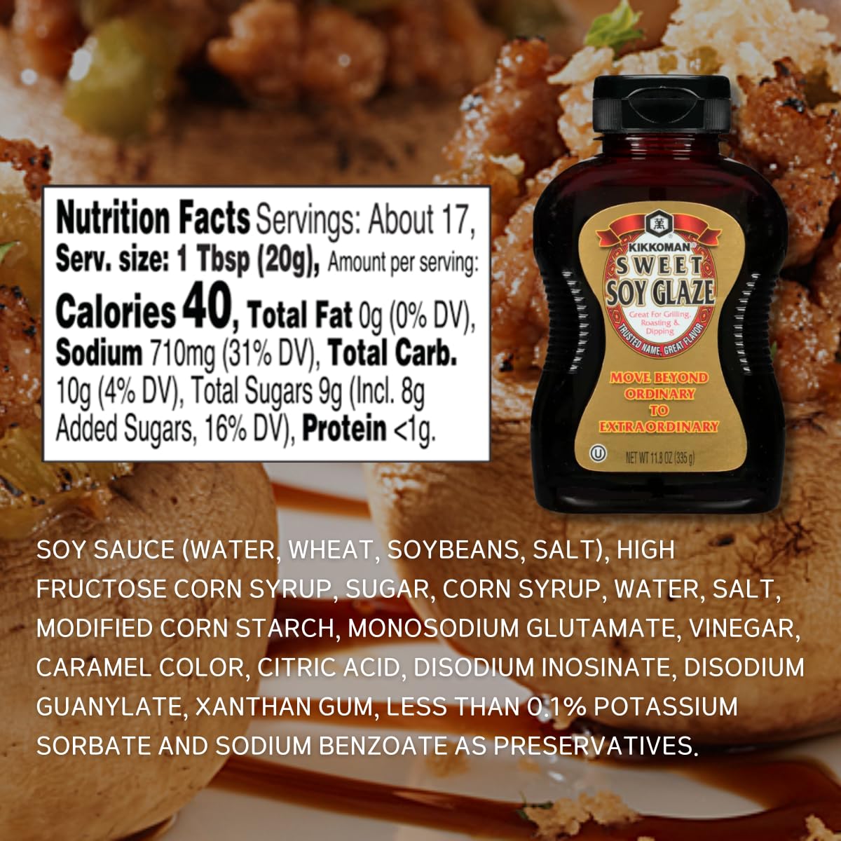 Japanese Sweet Soy Glaze Sauce And Spicy Wasabi Sauce For All Of Your Dish Value Combo Kosher (Pack Of 2) - Total 20.3 Oz