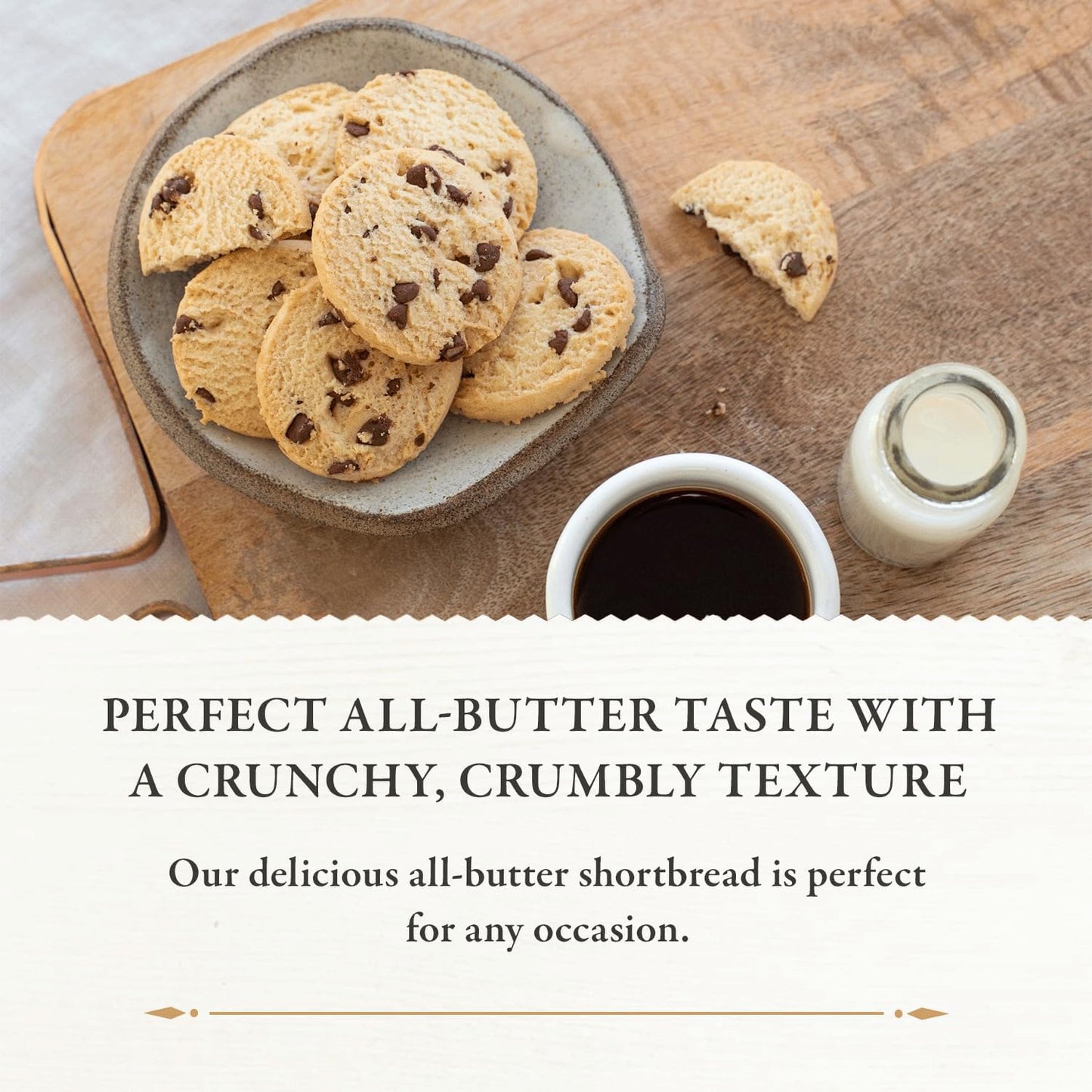 Walker'S Shortbread Gluten Free Chocolate Chip Cookies, All-Butter Shortbread Cookies, 4.9 Oz (Pack Of 6)
