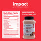 Impact Himalayan Pink Sea Salt - No Additives, Non-GMO, Gluten-Free - 5lb Jar (80 Ounce)