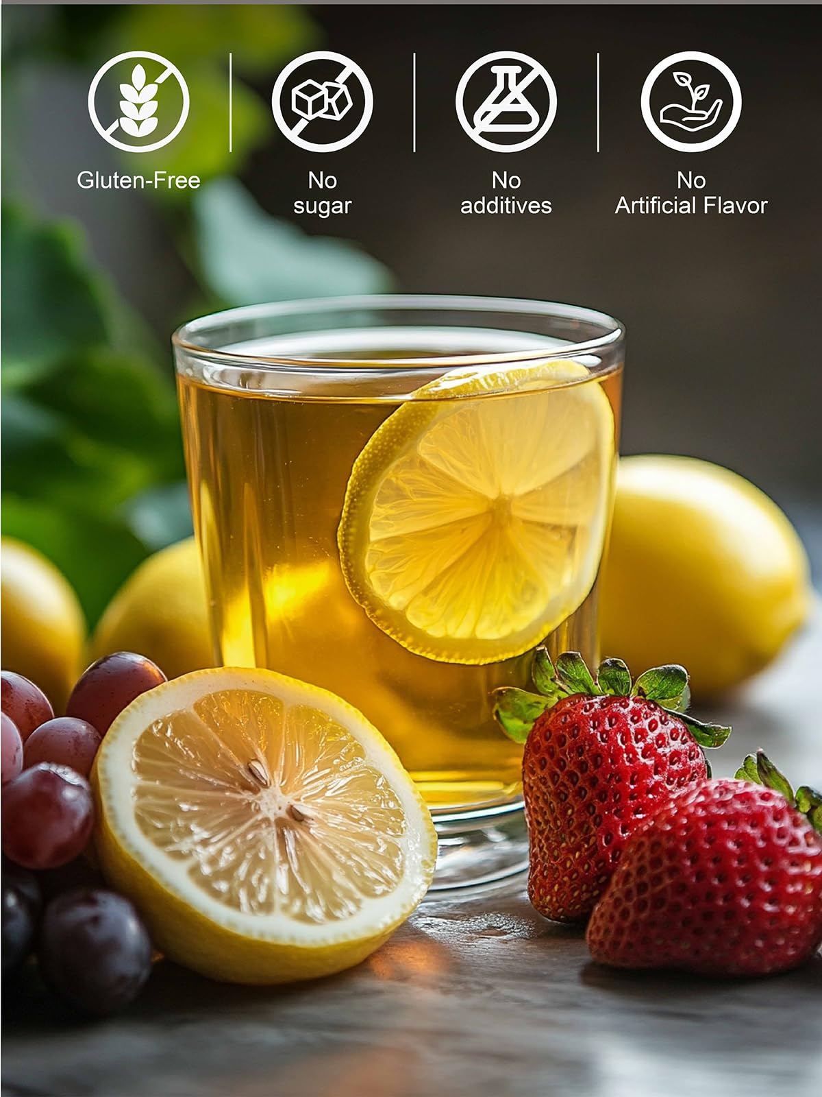 Teelux Fruit Scented Jasmine Green Tea, Brisk Green Tea With Natural Fruity Jasmine Flavor, Pleasant Jasmine & Fruit Aroma, 50 C