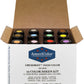 Americolor 12 Color Sheen - Pearlescent Airbrush Color Kit 7.8 Oz. Ounce (0.65 Oz Each Bottle)