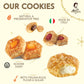 Pasticceria Matilde Vicenzi 5 Oclock Tea Time Cookie Assortment Gift Tin - Butter Pastries, Chocolate & Vanilla Filled Gourmet Cookies - Bakery Snacks Made In Italy For Gifting - 13.76Oz (390G)