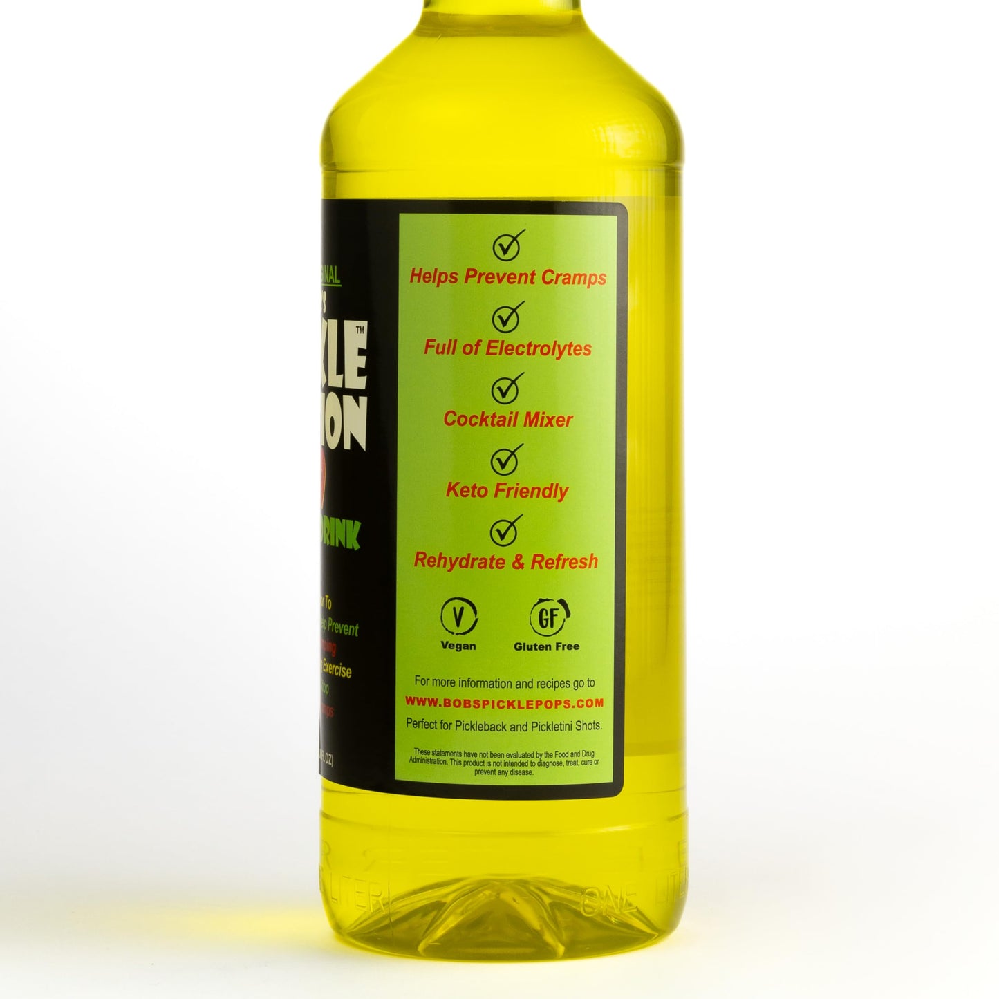 Bobs Pickle Potion #9 Dill Juice Sports Drink - 33.8 Fl Oz (Pack of 1)