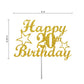 20 Birthday Cake Topper Gold Glitter, Party Decoration Ideas, Premium Quality, Sturdy Doubled Sided Glitter, Acrylic Stick. Made