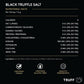 TRUFF Black Truffle Salt, Fine and Coarse Sea Salt, Dried Black Summer Truffles, Specialty Seasoning for A Truly Aromatic Flavor