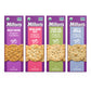 Miltons Organic Crackers Variety Bundle - Multi-Grain, Olive Oil & Sea Salt, Himalayan, Salt & Pepper - 6 Oz, Pack of 4