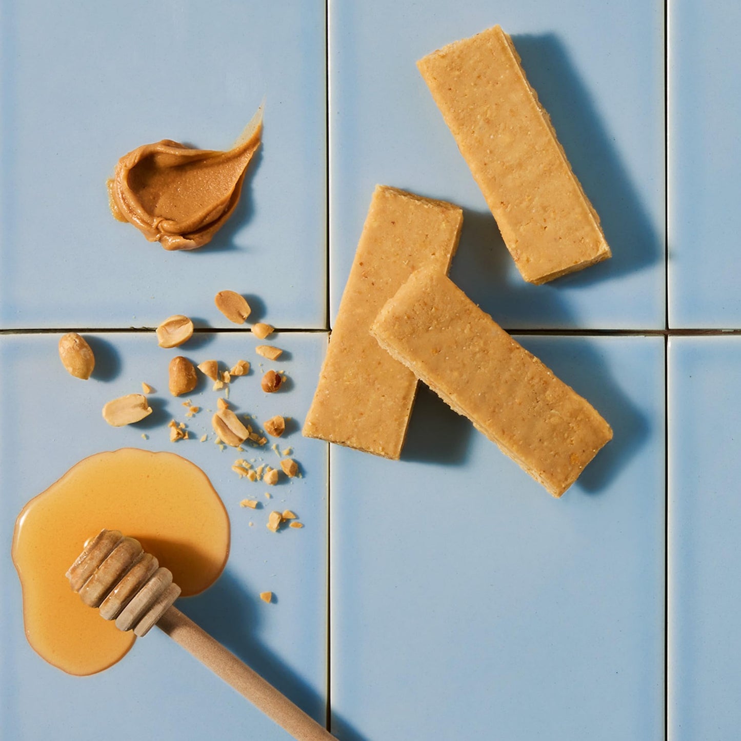 Honey Mamas, Peanut Butter Cookie Peanut Fudge Bar, NO Refined Sugar, Gluten Free, Dairy Free, Soy Free, NO Seed Oils, 2.5 Ounc