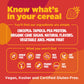 Plant-Based And Vegan Breakfast Cereal By Three Wishes - Fruity, 6 Pack - More Protein And Less Sugar Snack - Gluten-Free, Grain