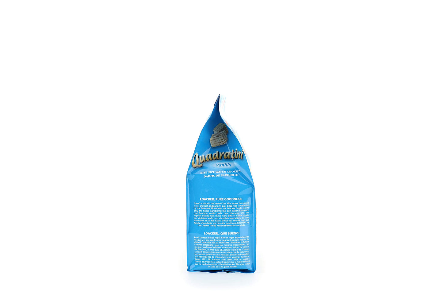 Loacker Quadratini Premium Wafer Cookies, 250G /Oz, Vanilla, 8.82 Oz