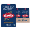 Barilla Fideo Cut Spaghetti Pasta, 16 oz. Box (Pack of 16) - Non-GMO, Made with Durum Wheat Semolina - Kosher Certified