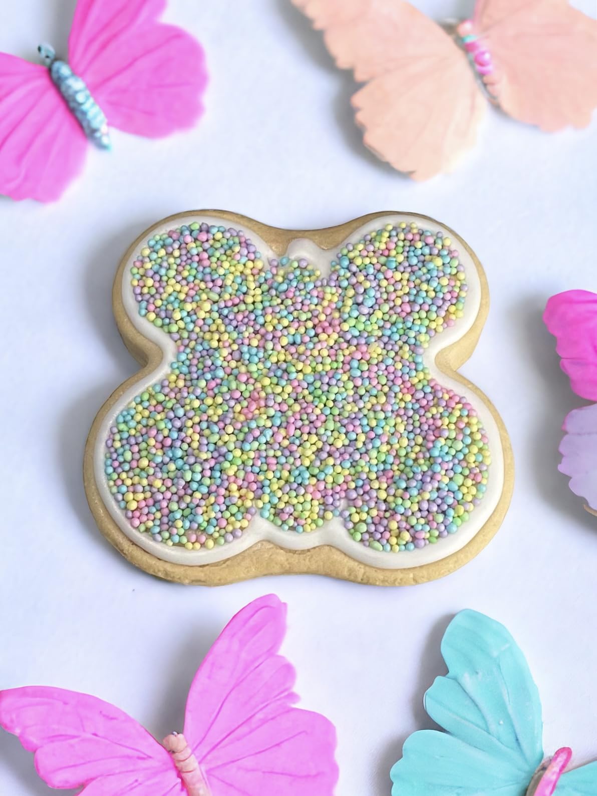 Fairy Lane/Colored Nonpareils - Gluten-Free, Egg Free, Nuts Free, Kosher, Sprinkle Medley Mix, For Baking, Decorating, Cookies,