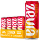 Zevia Zero Sugar Energy Drink, Mango Ginger, 12 oz Cans (12-Pack) - Naturally Sweetened, Zero Calorie Sugar Free Energy - Non-GM