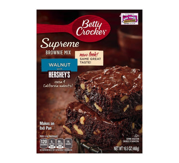 Betty Crocker Hersheys Premium Brownie Walnut, 16.5 OZ (Pack of 12)
