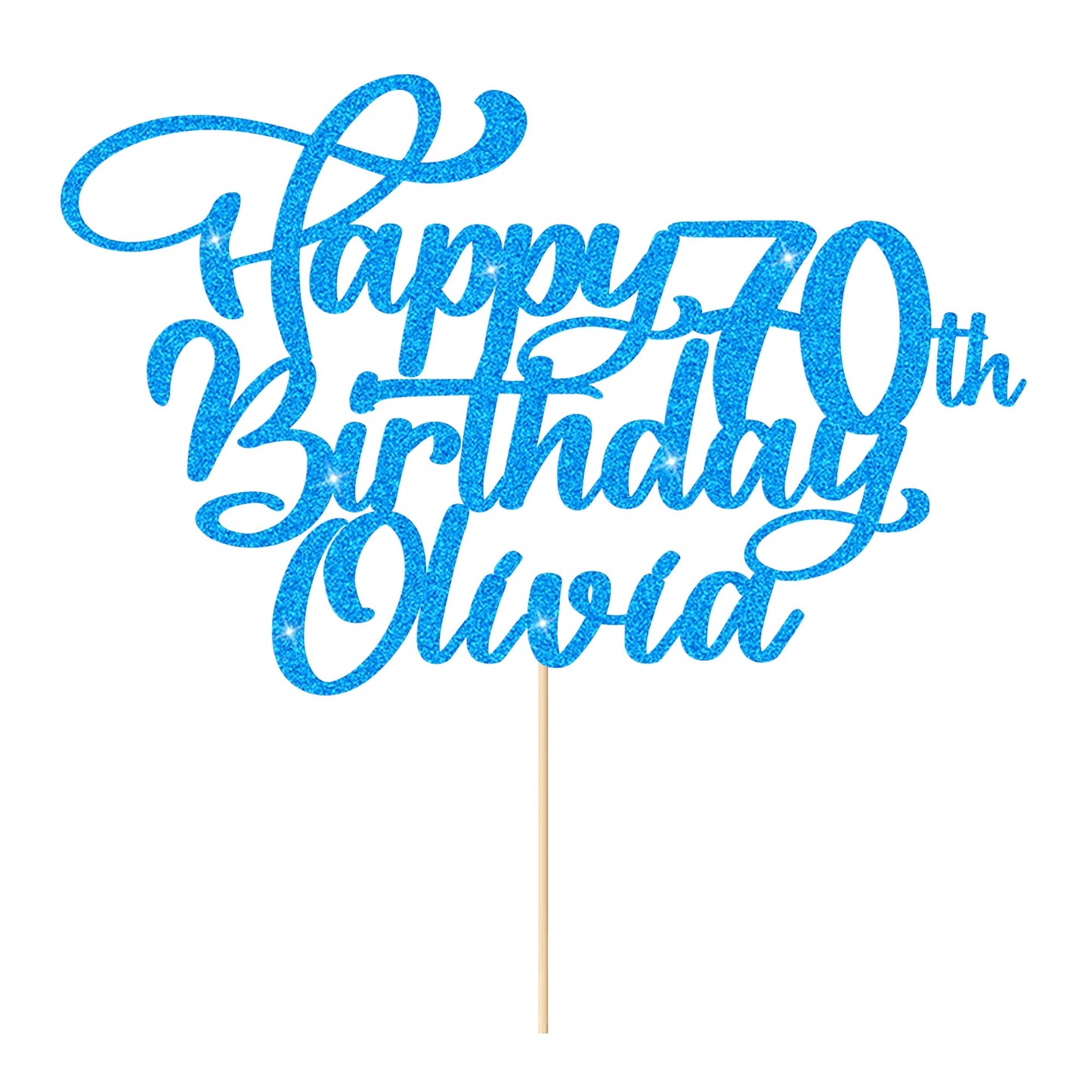 Cake Topper Customized Cake Topper Personalized Happy Birthday Cake Toppe Birthday Cake Decoration Any Name Age 1St 10Th 16Th 18