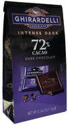 Ghirardelli Twilight Delight Intense Dark 72% Cacao Squares, 4.87 Oz, Pack of 2