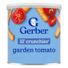 Gerber Stage 3 Baby Food Snacks, Garden Tomato Lil Crunchies, Snacks for Babies, Baby Led Feeding