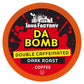 Java Factory Coffee Pods, Da Bomb Dark Roast, 40 Count, Compatible with K Cup Brewers 2.0, Extra Caffeine