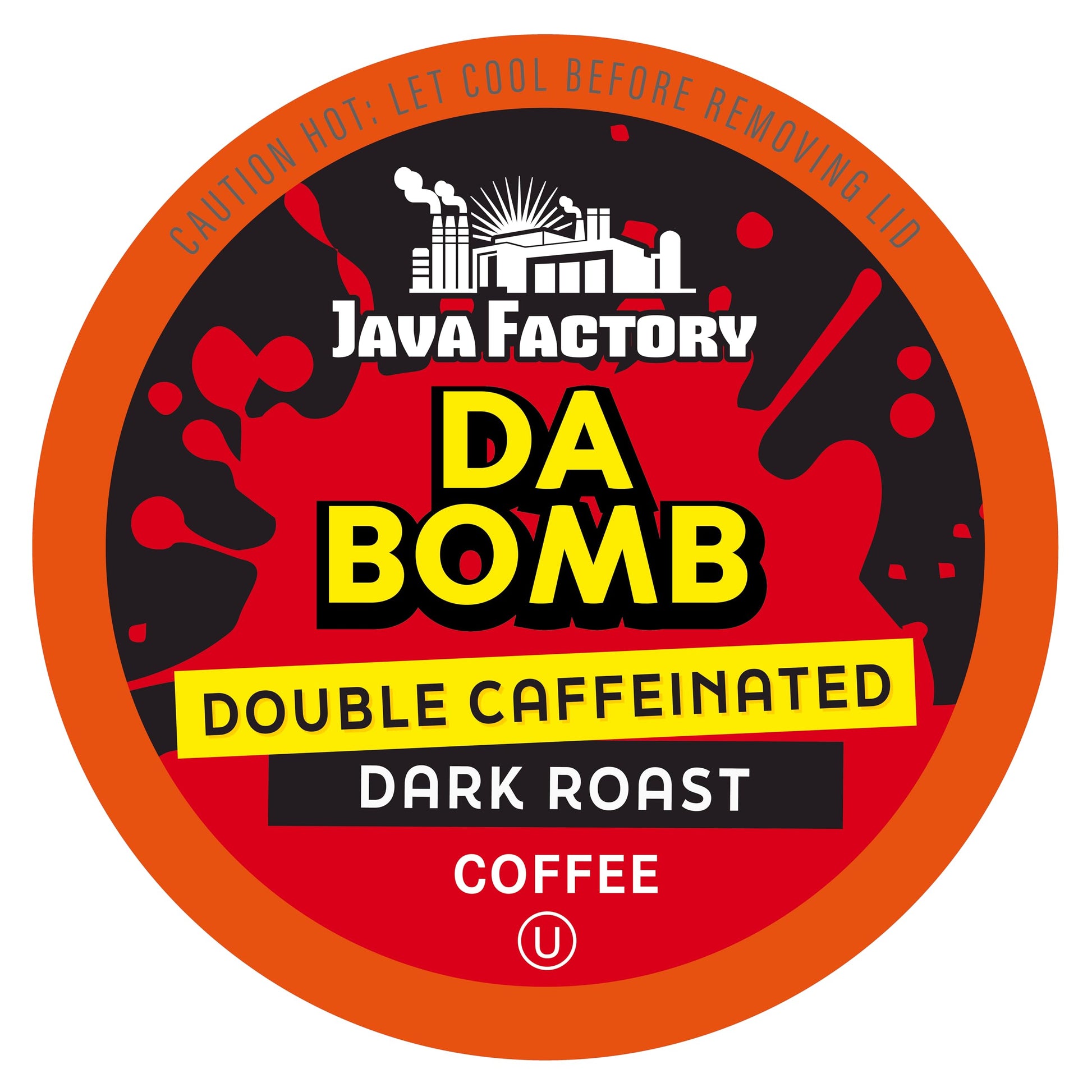 Java Factory Coffee Pods High Caffeine Coffee Compatible with K Cup malt-inspired Including 2.0, Da   Extra Bold Double Caffeinated, 80 Count