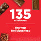 Butterfinger, CRUNCH, Baby Ruth and 100 Grand, 135 Count, Assorted Mini Size Individually Wrapped Candy Bars, Halloween Candy, 5
