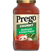 Prego Chunky Mushroom And Green Pepper Pasta Sauce, 23.75 Oz Jar