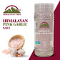 Himalayan Chef Himalayan Pink Garlic Salt, 3.6 Oz Grinder, Natural Seasoning, Clear
