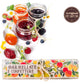 ARTIGIANI DEI SAPORI - Mini Marmalade, Jam Sweet Spread Gifts 1.3 oz each, Mixed Berries Jam, Strawberry And Lemon Jam, Orange A