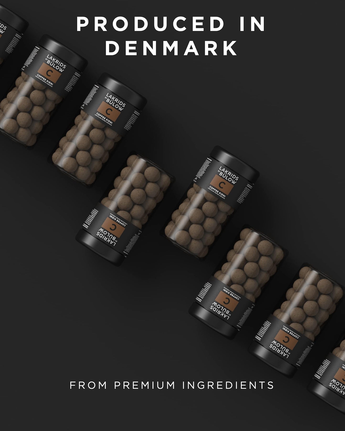 Lakrids By Blow - C - Coffee Kieni - 4.4 Oz - Chocolate Coated Gourmet Licorice - Authentic Scandinavian Candy Produced In Denma