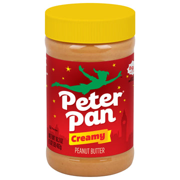 Peter Pan Creamy Peanut Butter, Made with Roasted Peanuts, Great for Peanut Butter and Jelly Sandwiches and Peanut Butter Snacks