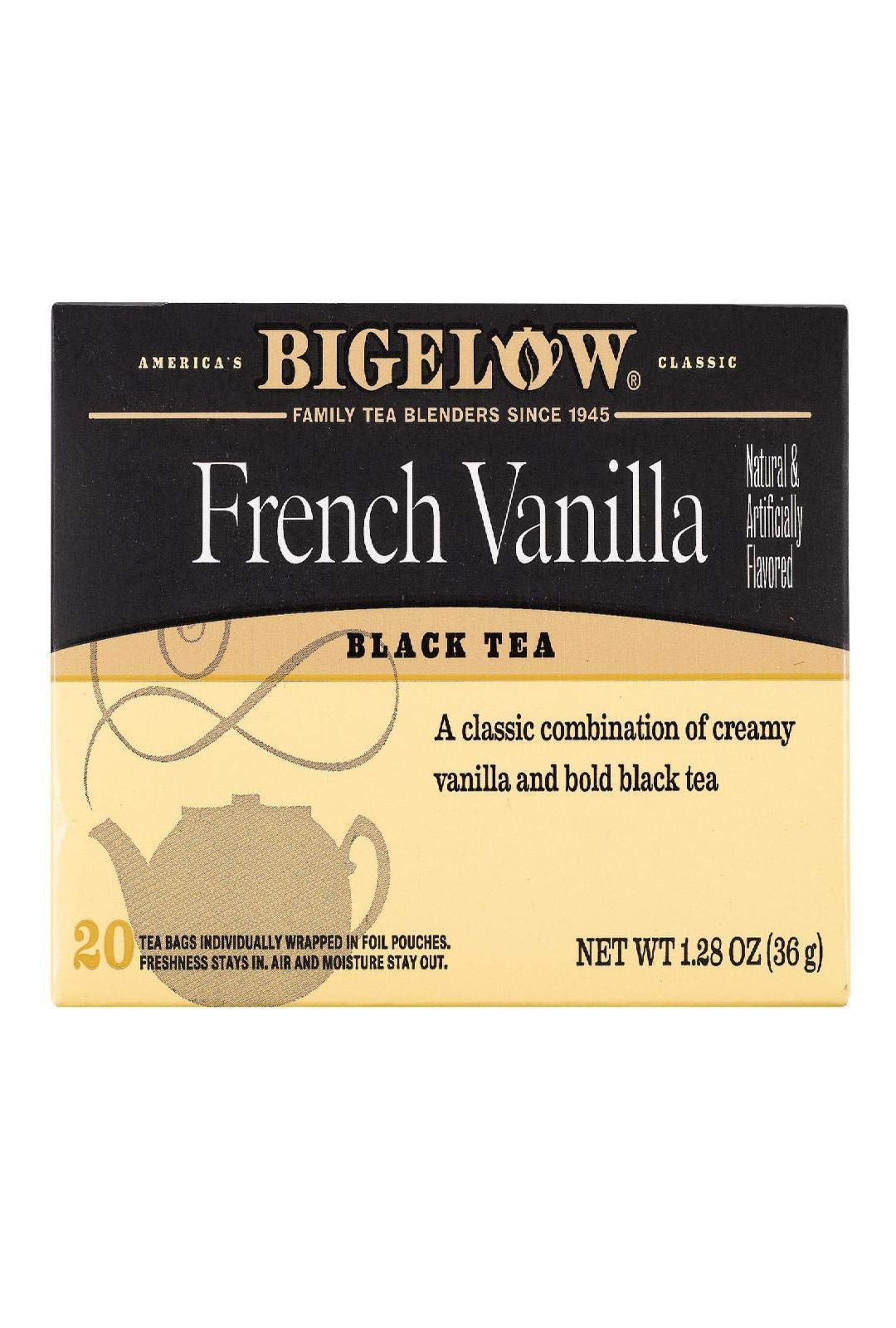 Bigelow Tea French Vanilla Tea Bags - 20 Count, Model B67040