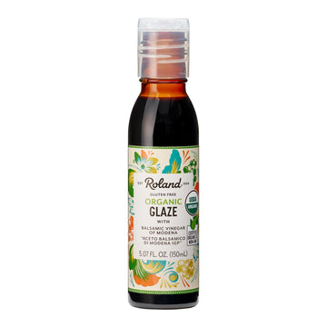 Roland Foods Organic Balsamic Glaze, Balsamic Vinegar of Modena IGP, Specialty Imported Food, 5.07 Fl Oz Bottle