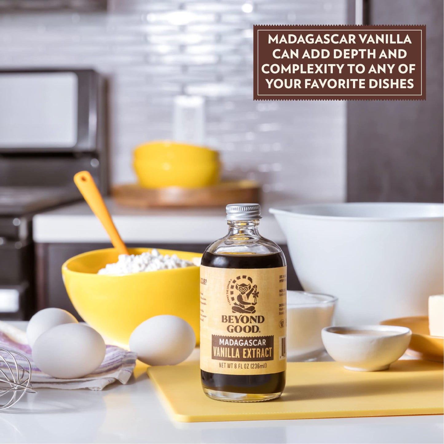 Beyond Good spirit-inspired flavor Vanilla Pure Vanilla Extract, 8 Fl Oz, Pack of 1