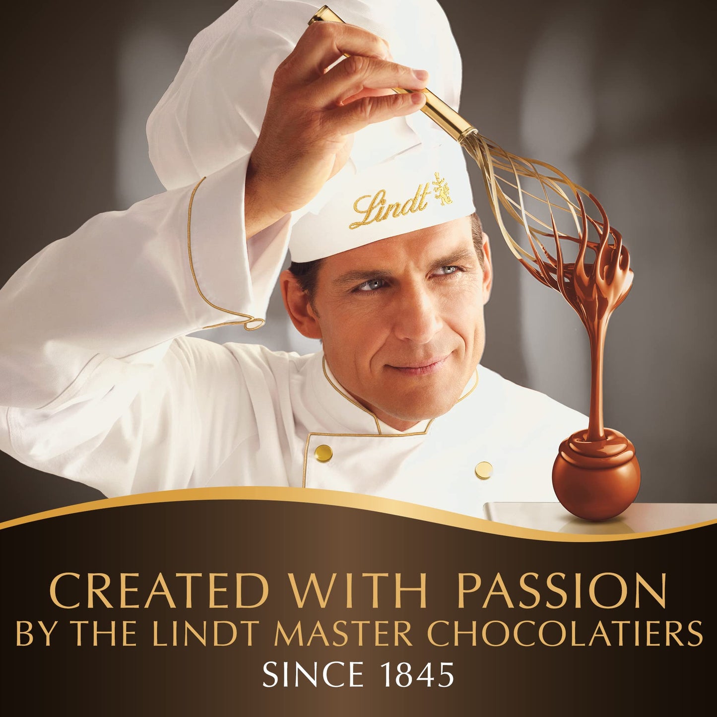 Lindt LINDOR 60% Dark Chocolate Truffles  Dark Chocolate Candy with Smooth  Melting Truffle Center  25.4 oz.  60 Count