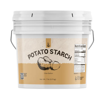 PURE ORIGINAL INGREDIENTS Potato Starch Non-GMO Thickener 112 Ounce (1 Gallon)