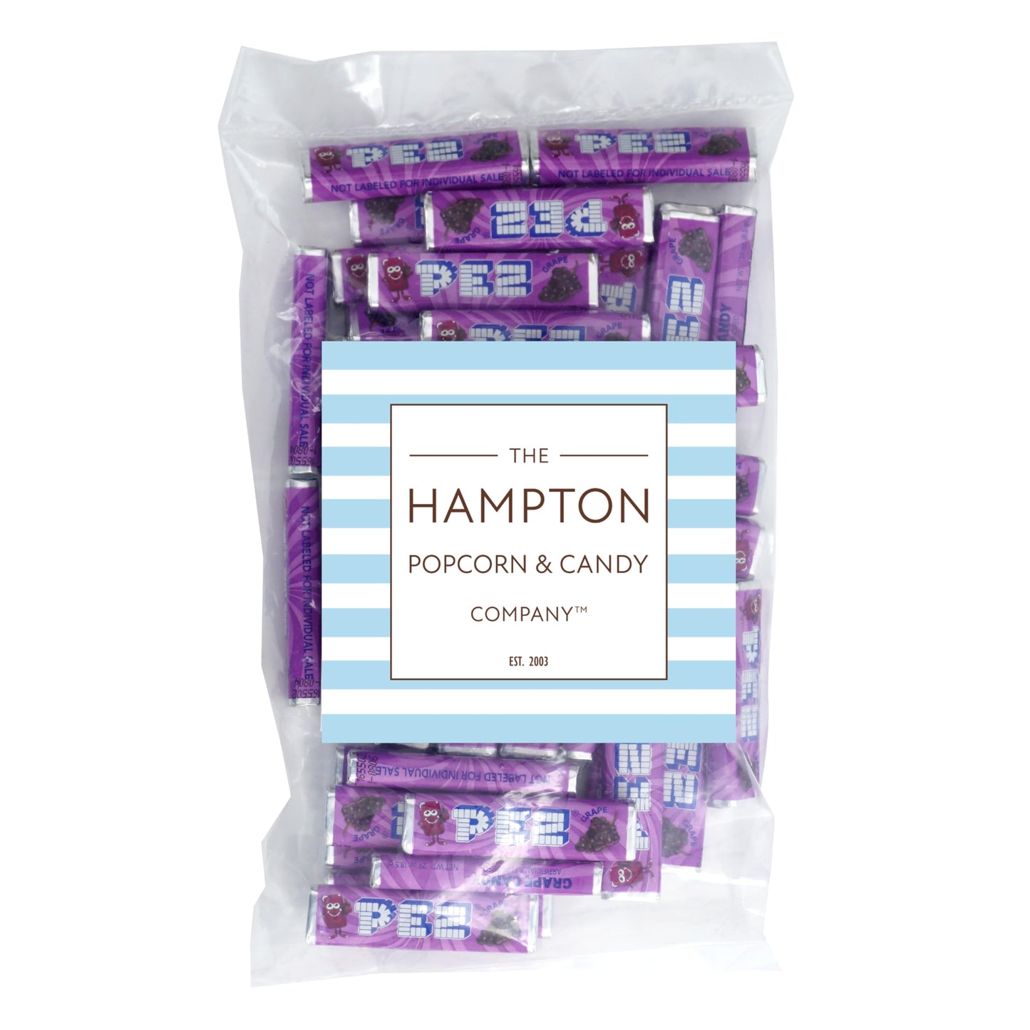 Candy Refills, Grape Flavor, 1 Pound Bulk Bag (Approx. 40 Pieces), Candy Wrapped