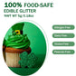 Colaele Green Edible Glitter Powder for Cakes & Drinks - 5g Food Grade Luster Dust, Metallic Sprinkle for Decorations