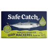 Safe Catch Wild Mackerel In Olive Oil, Skinless & Boneless, Non GMO, BPA Free, 4 Ounces (Pack Of 12)