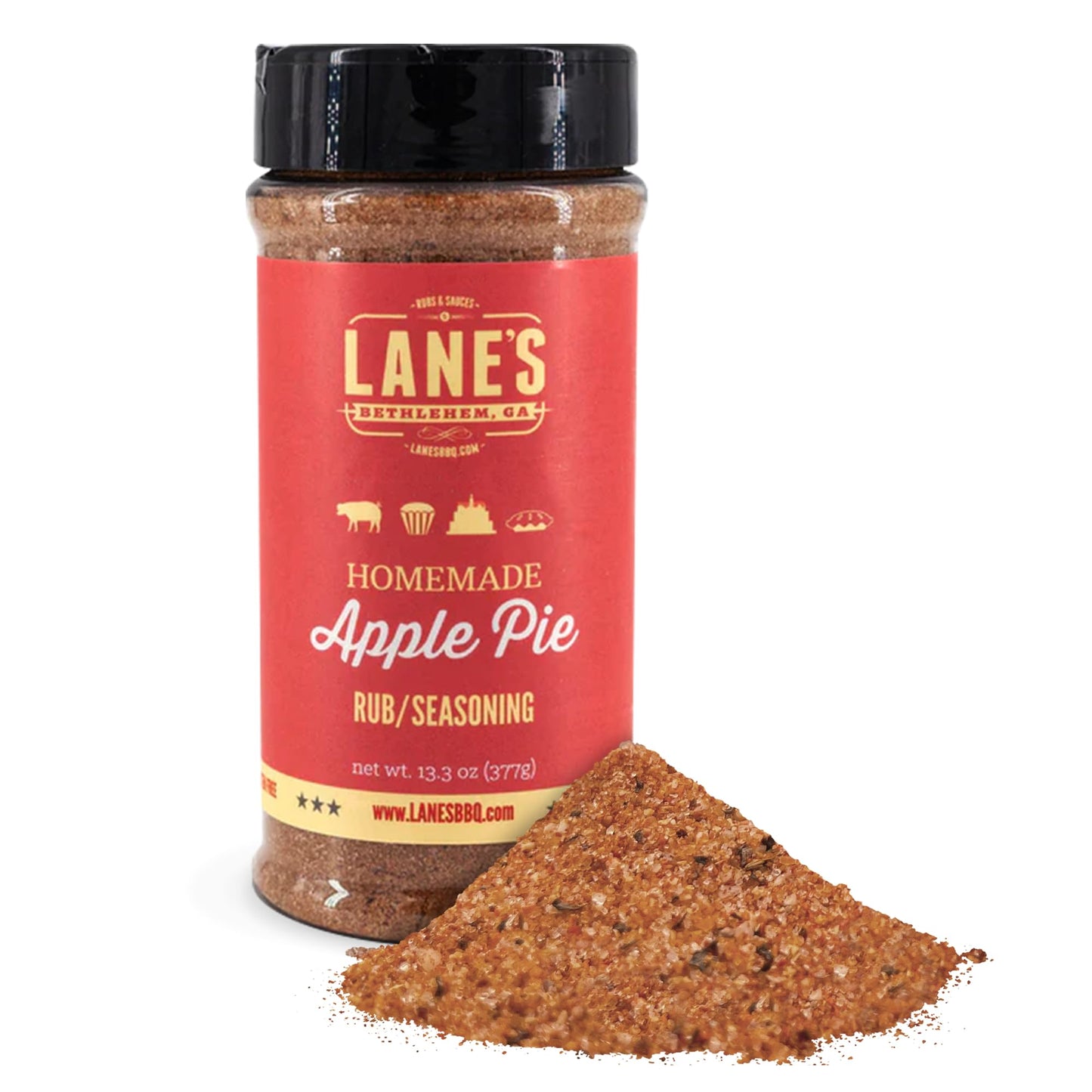 Lanes Apple Pie Seasoning, All-Natural Spice for Desserts, 13.3 Ounce, Gluten-Free, No MSG, Made in USA