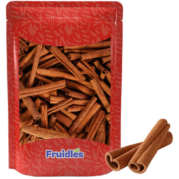 Fruidles Cinnamon Sticks, Premium Natural Cassia, Strong Aroma, 4 Oz