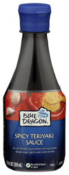 Blue Dragon Spicy Teriyaki Sauce, Dipping Sauce, Marinade, Squeezy Bottle, Vegan, 10.5 Ounce (Pack of 1)