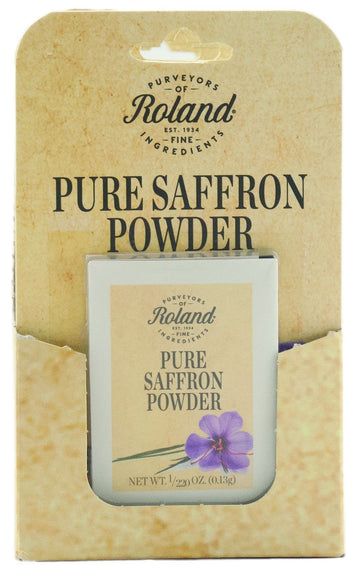 Roland Foods Pure Saffron Powder, 0.5-Gram Box, Specialty Imported Food, Saffron Color