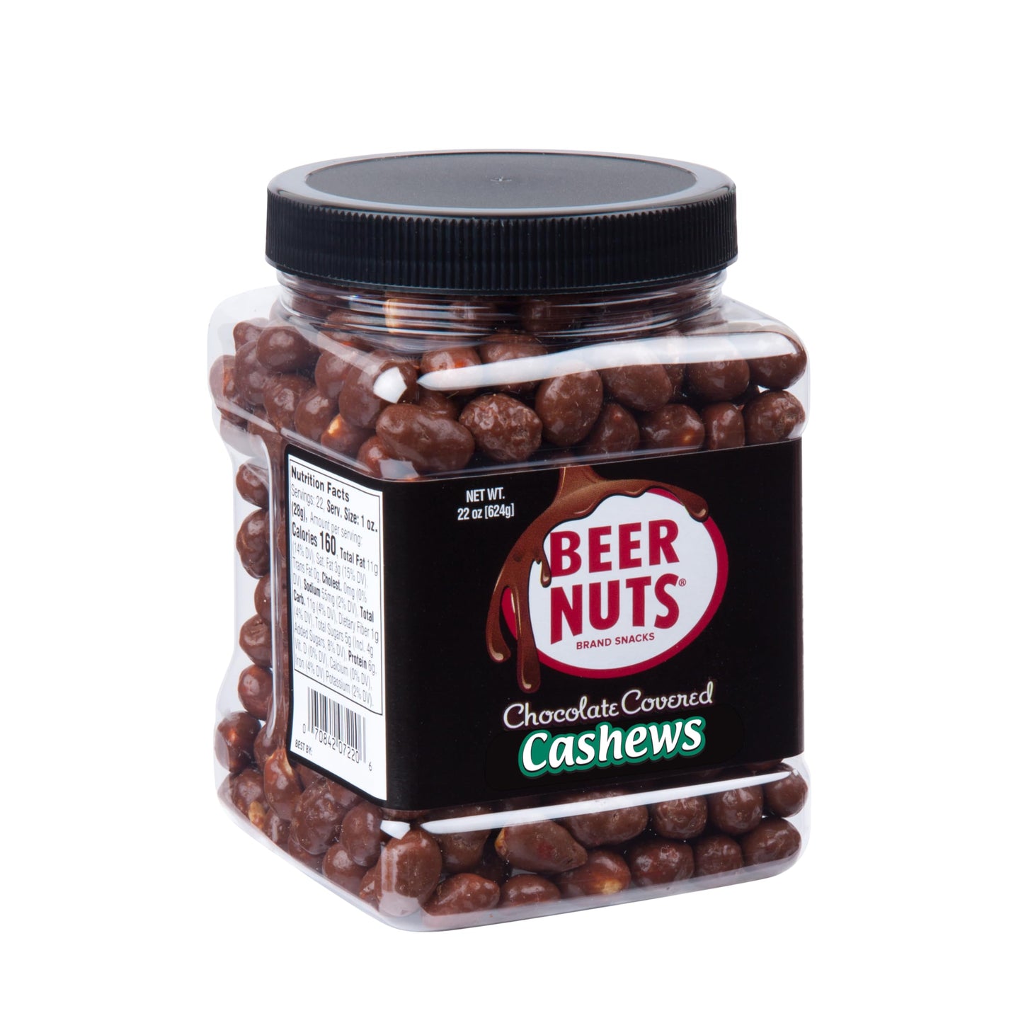 Malt Drink Nuts Cashews  Sweet & Salty Taste  Unique Malt Drink Nuts Flavor  Gluten Free  Kosher  Low Sodium Nut Snacks  American Made Since 1937 (22Oz  Chocolate Covered Cashews)