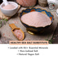 Pride Of India - Dark Himalayan Pink Salt - Enriched w/ 84+ Natural Minerals, Fine Grind 1 Pound (16 oz) Dual Sifting Jar - Easy