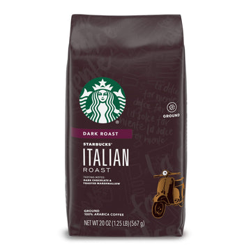 Starbucks Dark Roast Ground Coffee - Italian Roast - 100% Arabica - 1 Bag (20 Oz.)