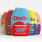 Obrilo Performance Energy Water Enhancer - L-Theanine, Taurine, Vitamin Complex, Ginseng, Guarana, 2 Fl. Oz. x 5 Bottles