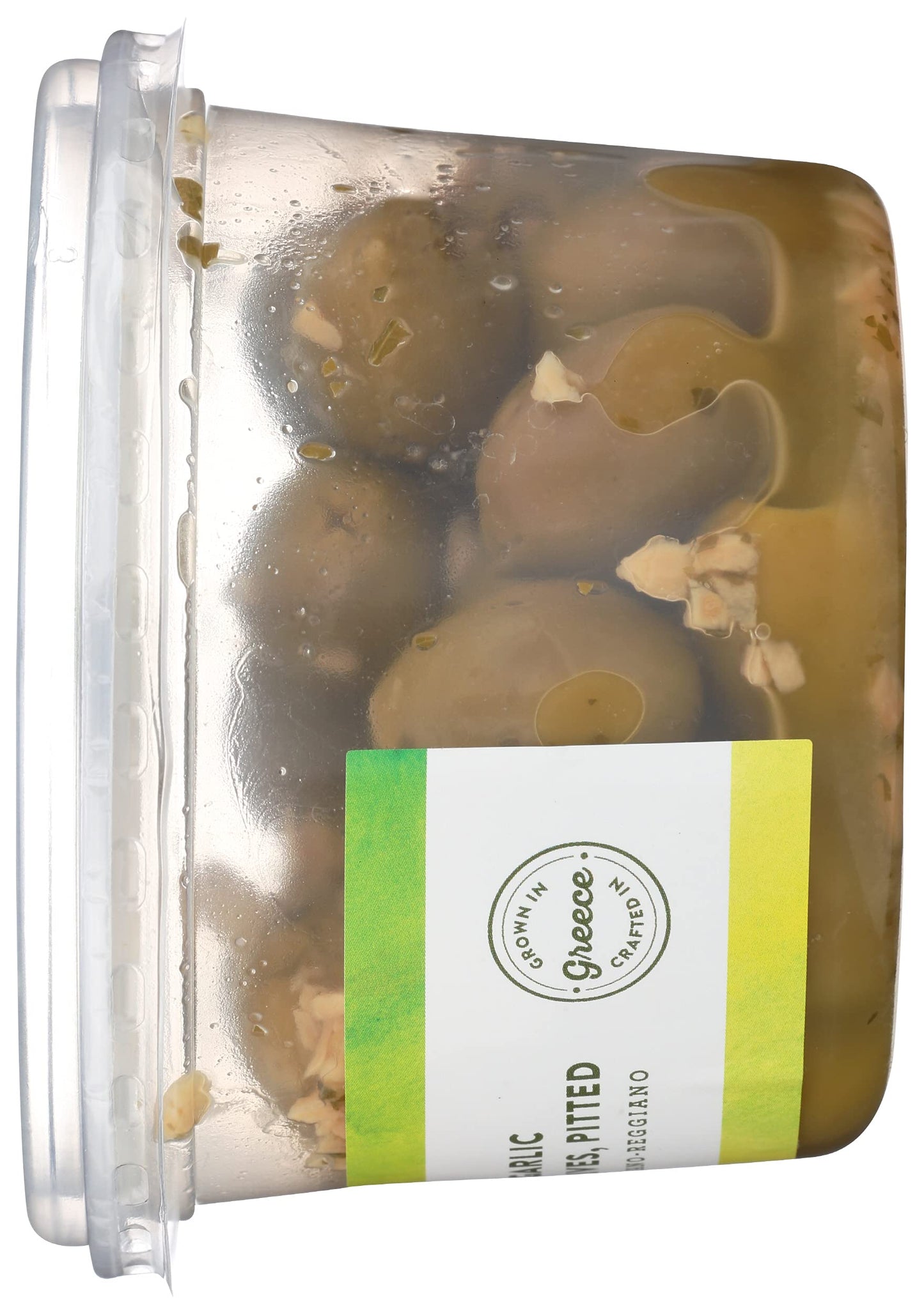 MEDITERRANEAN MARKET BY DIVINA Pitted Marinated Lemon Garlic Olives, 8.1 OZ