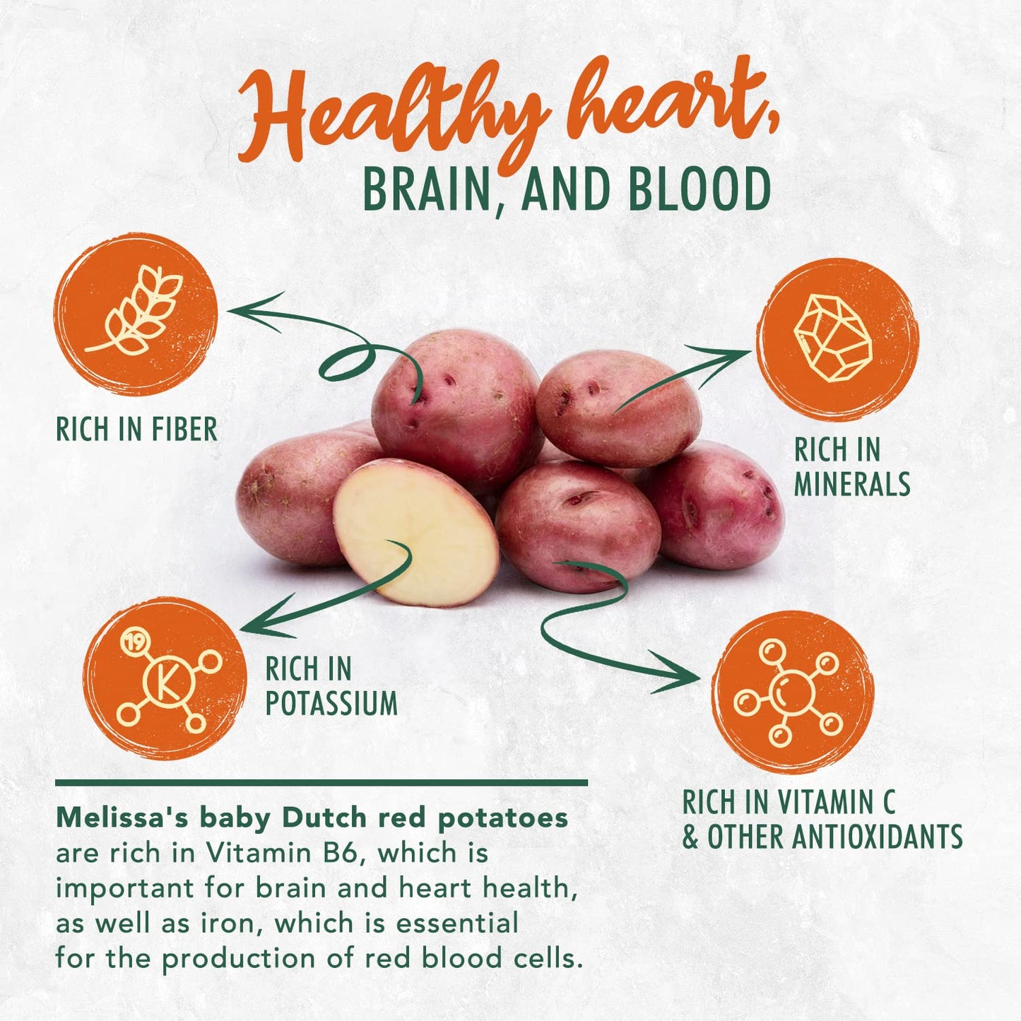 Melissa'S Baby Dutch Red Potatoes, Fresh Baby Red Skin Potatoes, Year-Round Baby Dutch Red Potatoes In A Bag, 3Lbs (2X 1.5Lb Bag