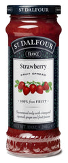St. Dalfour Strawberry Fruit Spread, 6 Pack, 100% from Fruit, No Cane Sugars, No Corn Syrups, 10 oz Jars