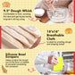 Bakeease Sourdough Starter Kit, 40Oz Sourdough Jar, 2 Silicone Proofing Baskets, Thermometer, Feeding Tracker, Sourdough Recipe, Dutch Oven Sling, Scrapers, 18Pcs Sourdough Bread Baking Supplies