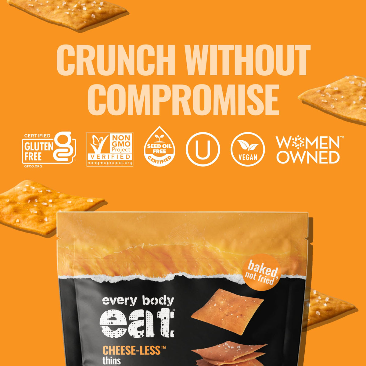 Snack Body Every Body Eat Snack Thins, Allergen Friendly, Vegan, Gluten Free and ...