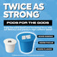 GOD PODS COFFEE High Caffeine  Medium Roast K Cups  Original Blend  Focus and Energy  Single Serve Coffee Pods  24 Count
